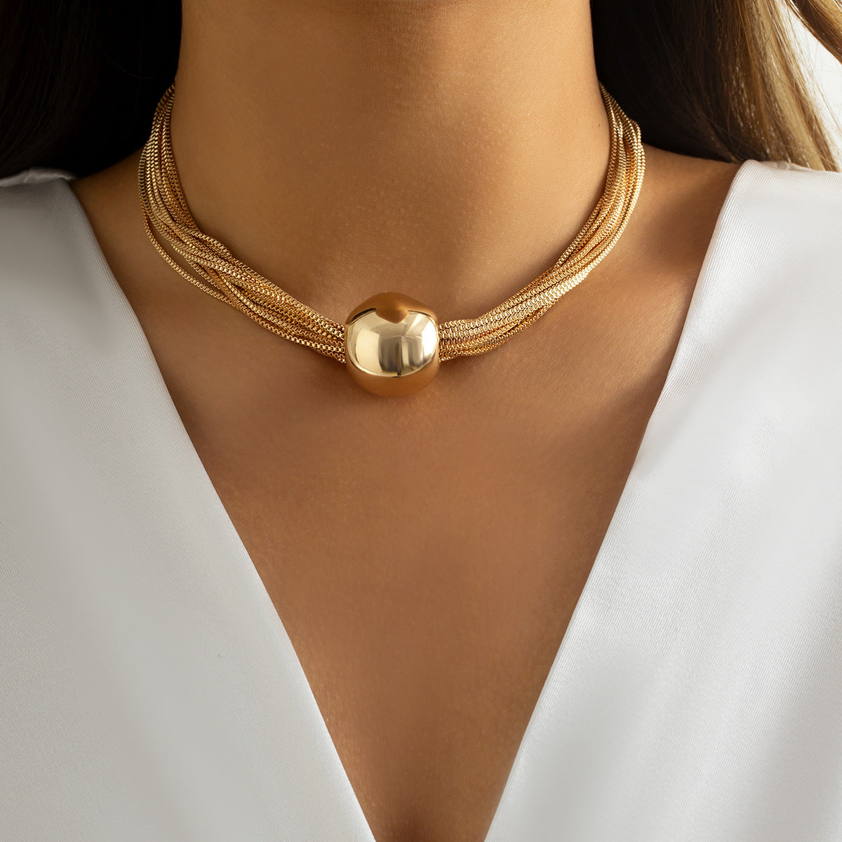 Hip Hop Trend Chain Clavicle Elegant Necklace