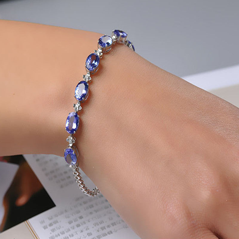 Colored Gems Series Creative Sapphire High Bracelets