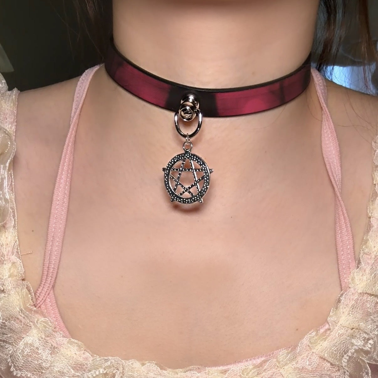 Women's Warm Color Changing Leather Hot Senior Clavicle Collar