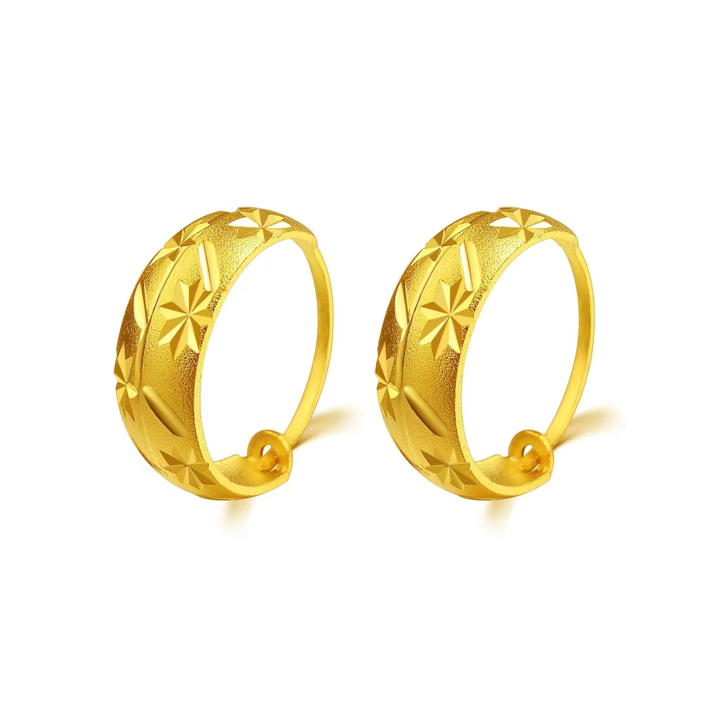 Women's Alluvial Gold Starry Light Luxury High-grade Design Sense Rings