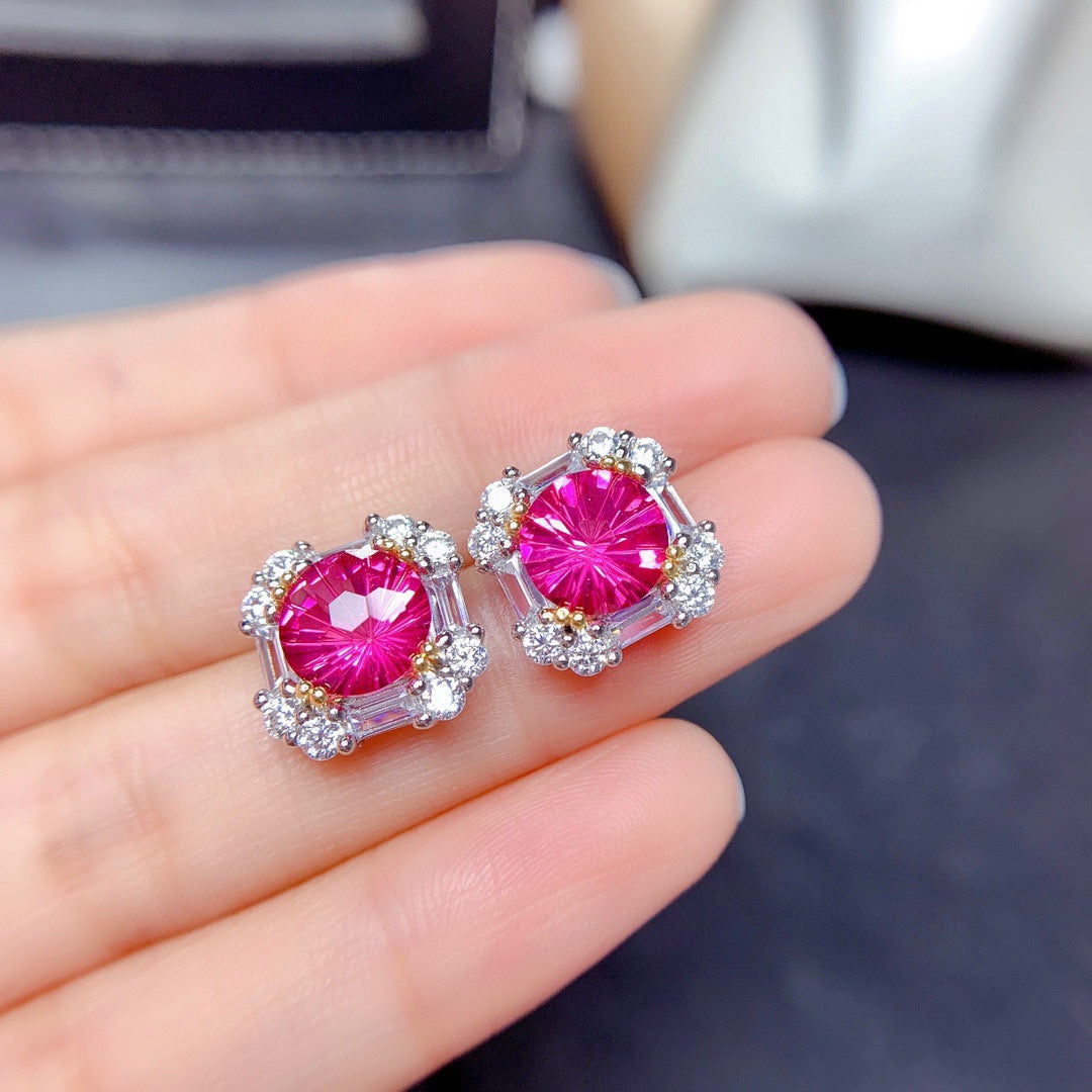 Live Broadcast 2 Karat High Carbon Diamond Imitation Natural Sky Rings