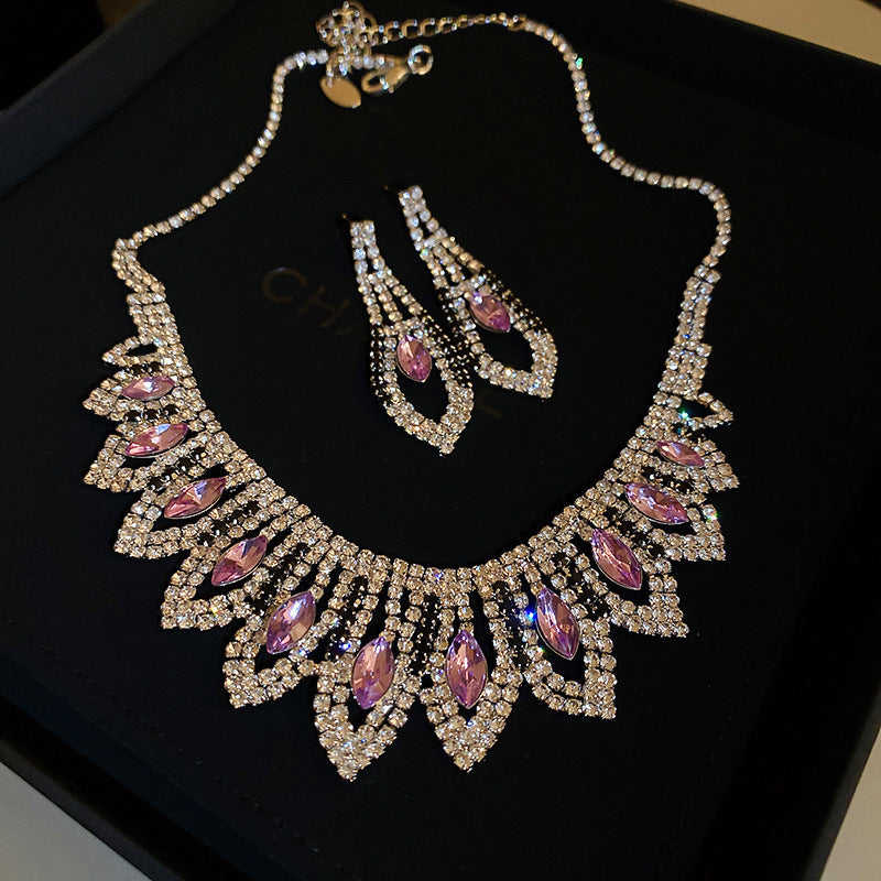 Women's Cold Style Geometric Tassel Light Luxury High-grade Sense Jewelry Set