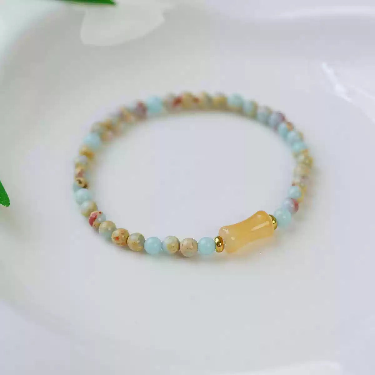Handmade Crafts Ancient Style Beaded Artistic Chinese Bracelet