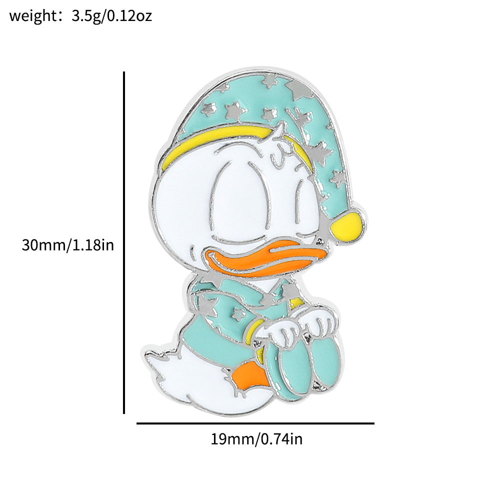Princess Series Mickey Minnie Dwarf Winnie Brooches