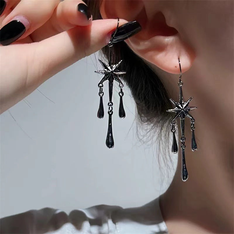 Cross Female Gothic Retro Hip Hop Earrings