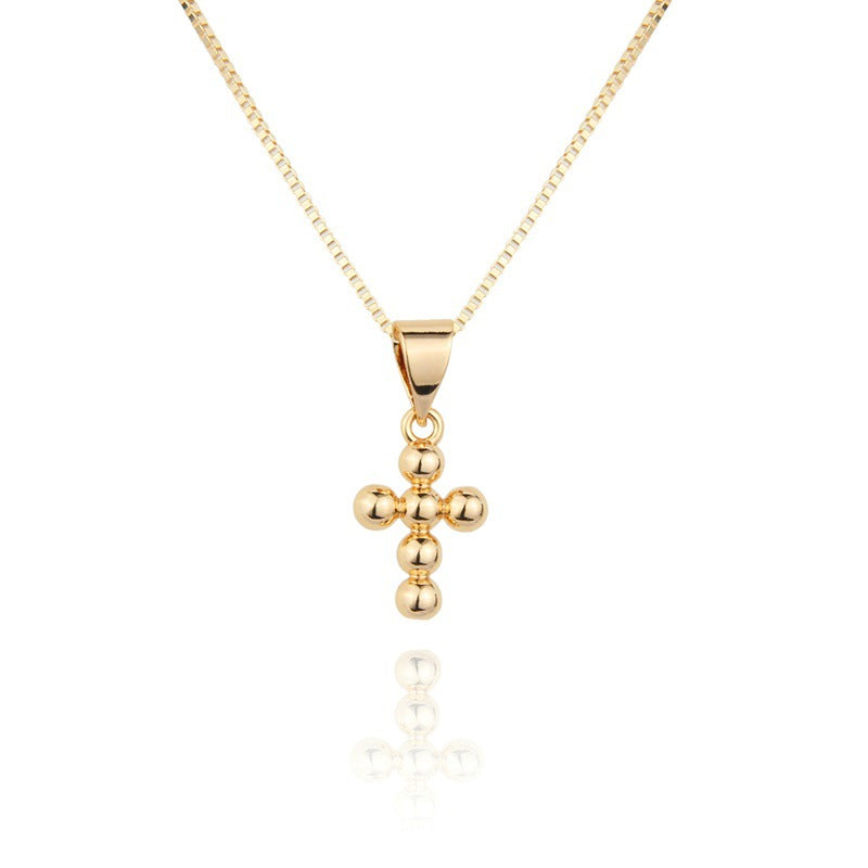 Women's & Men's Trendy Cross Zircon Artistic Retro Necklace