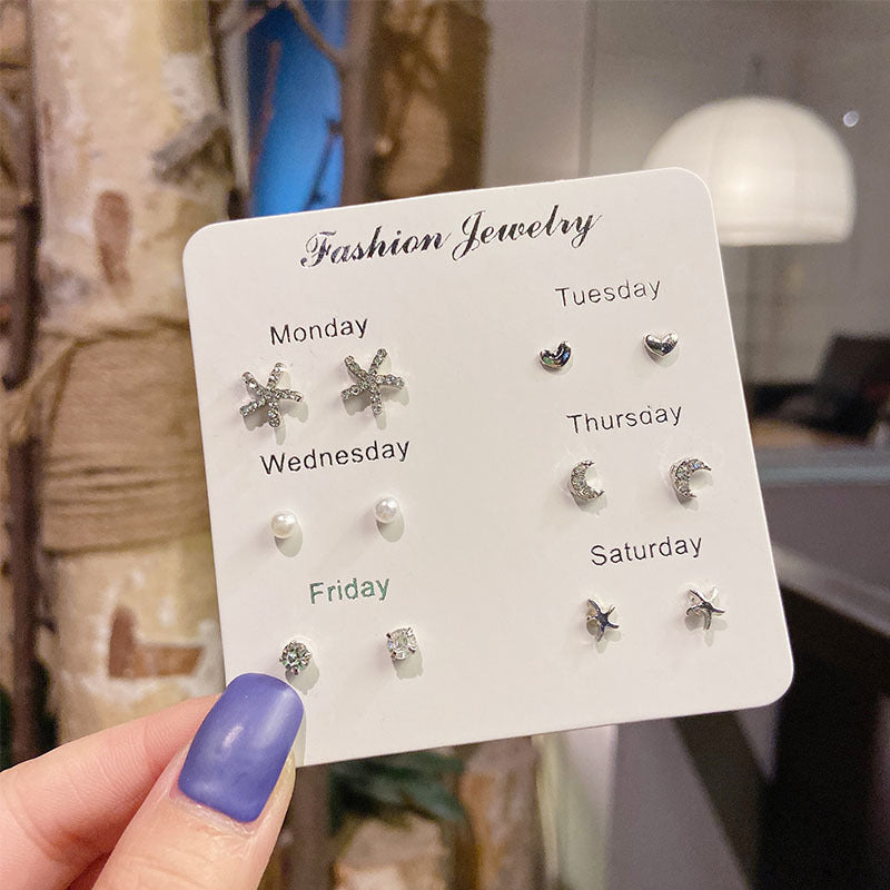 Women's Bone Niche Clips Light Luxury Elegant Stud Earrings