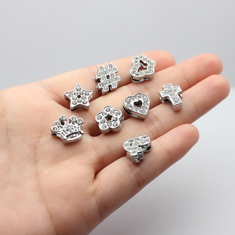 Heart-shaped Crown Five-pointed Star Key Chain Mobile Jewelry Accessories