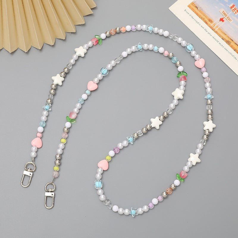 Phone Case Lanyard Handmade Beaded Bag Hanging Ornaments