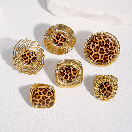 Steel Open Female Personalized Minority High-grade Rings