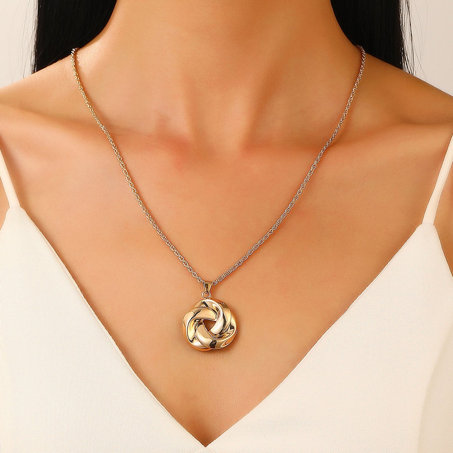 Bends Hitches Female Creative Knotted Twist Jewelry Set
