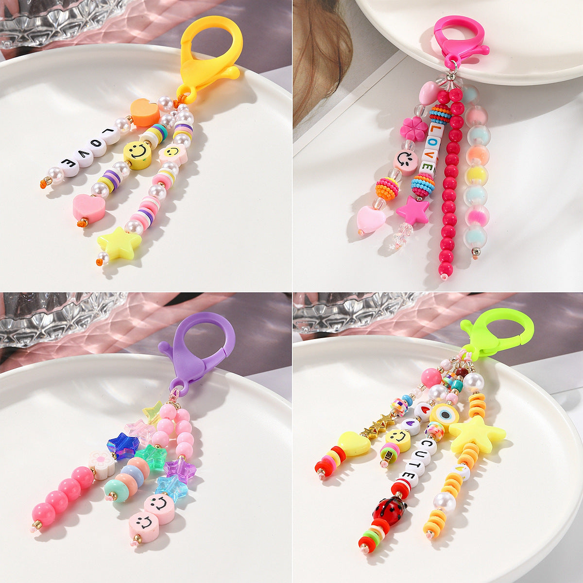 Smiley Face Letters Gift Couple Cute Hanging Ornaments