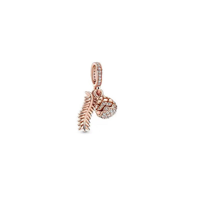 Sterling Sier Valentine's Day Planet Apple Jewelry Accessories