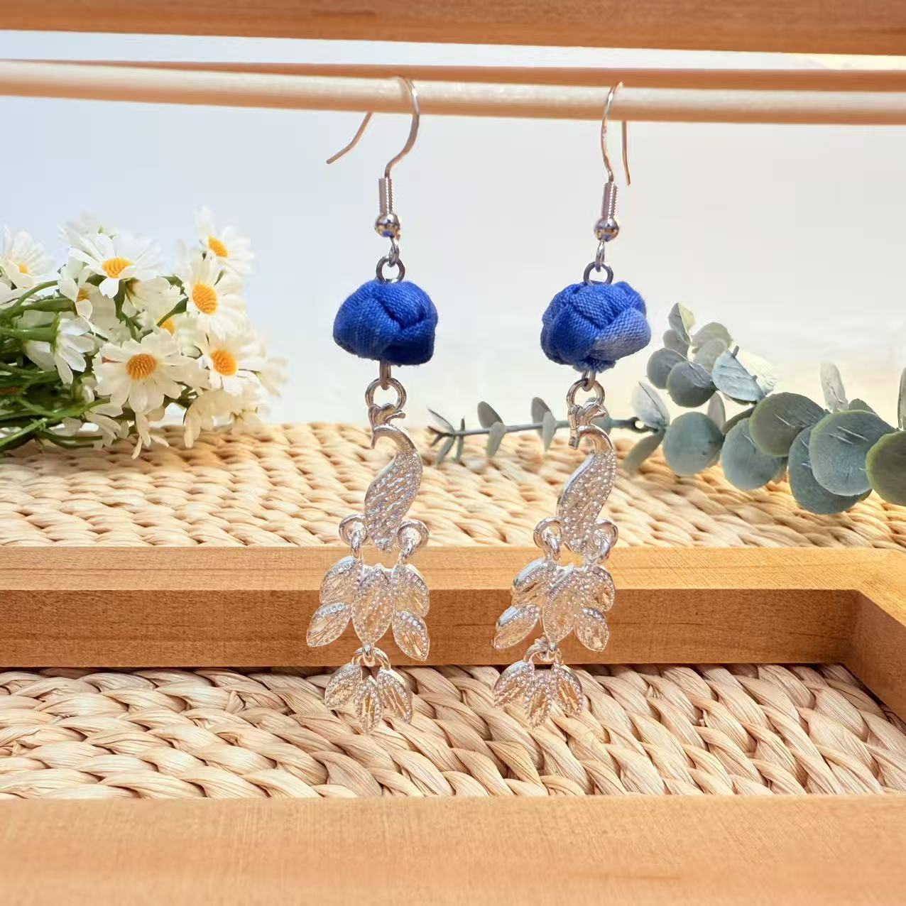 Yunnan Dali Minority Ethnic Style Tassel Southwest Scenic Earrings
