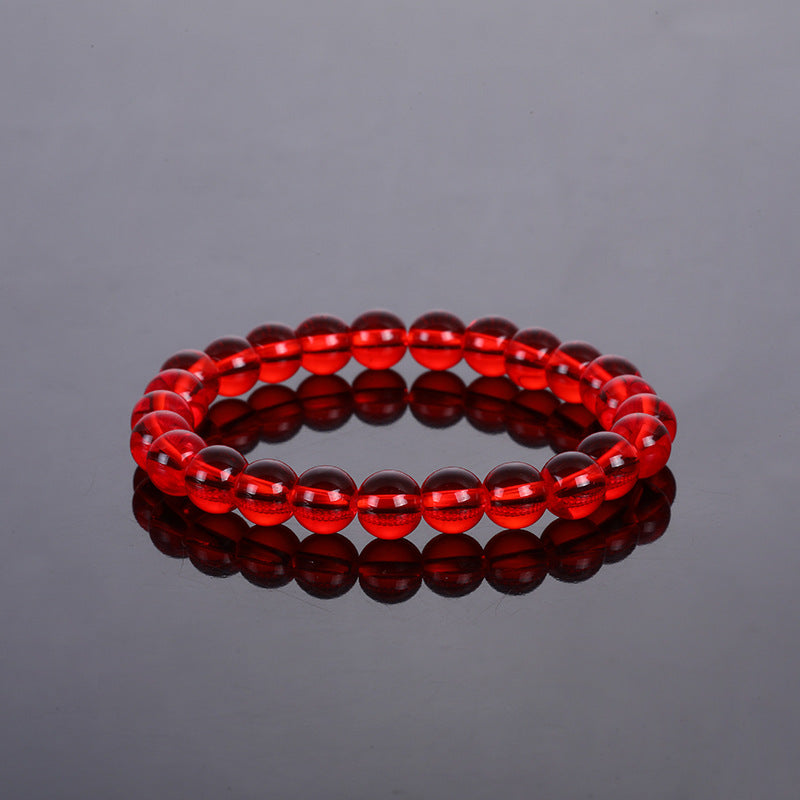 Glass Bead Solid Color Fresh Handmade Bracelet