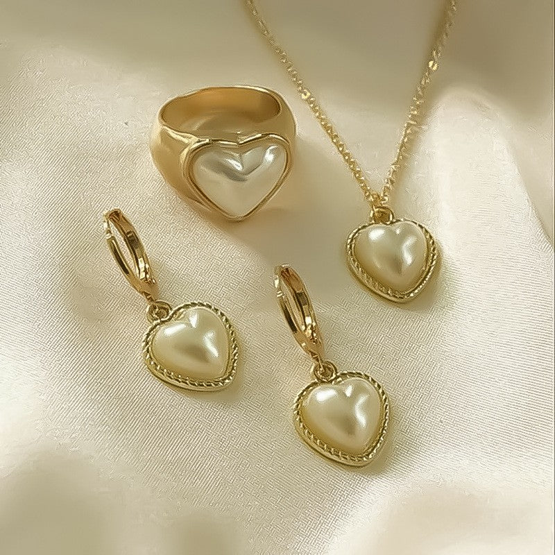 Dignified Sense Of Design Light Luxury Imitation Jewelry Set