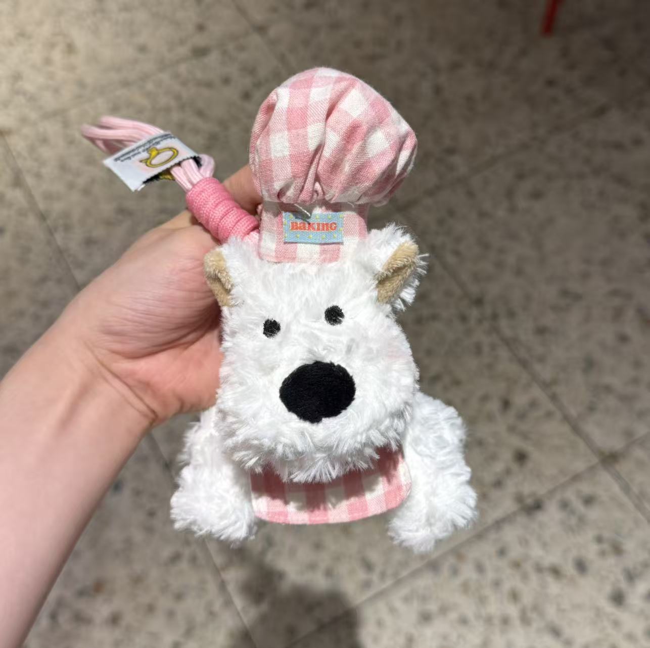 Highland Scrawled Puppy Plush Doll Backpack Cute Hanging Ornaments