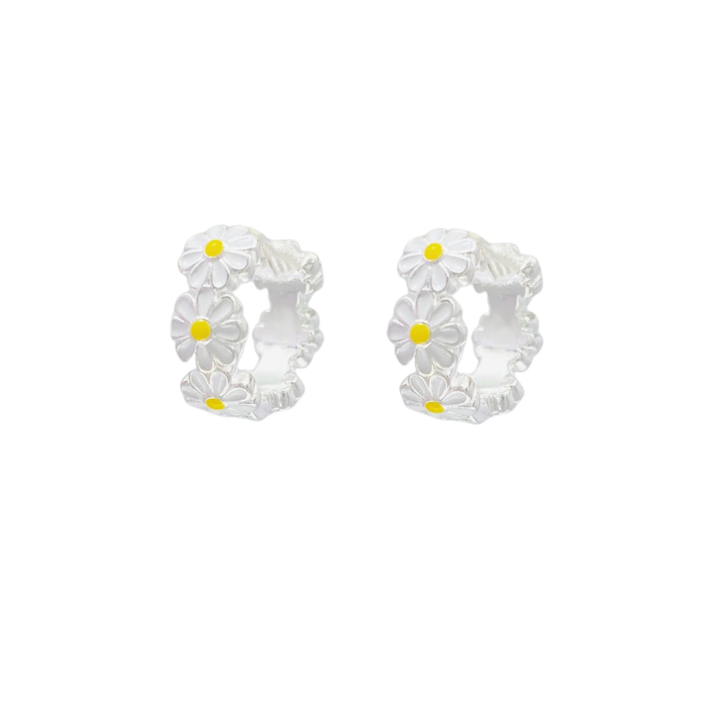 Pastoral Classic Style Ear Fresh Sweet Beauty Western Eardrops Clip Earrings