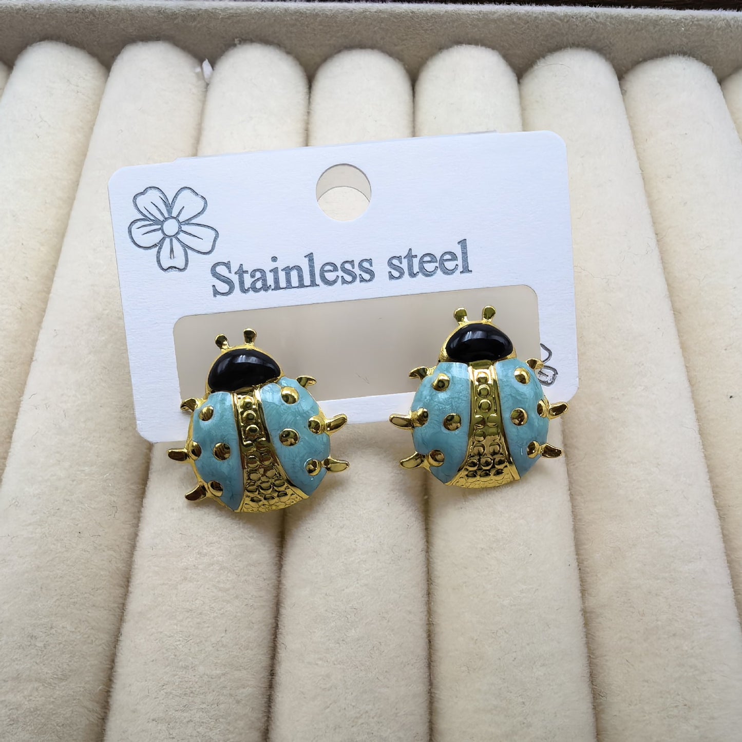 Fashionable Stainless Steel Special Female Insect Rings