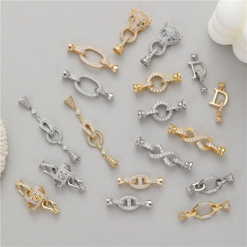 Glamorous Elegant Pearl Buckle Connection Closing Jewelry Accessories