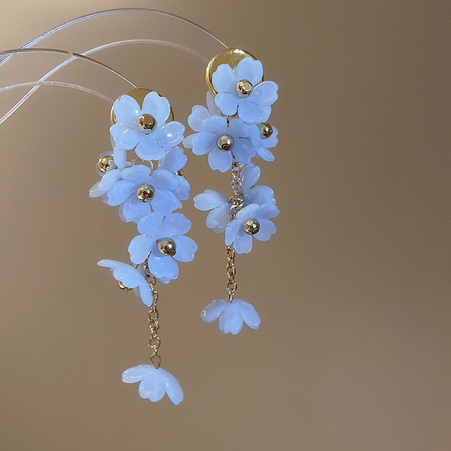 Shadow Flower Beaded Female Summer Dopamine Sweet Jewelry Set