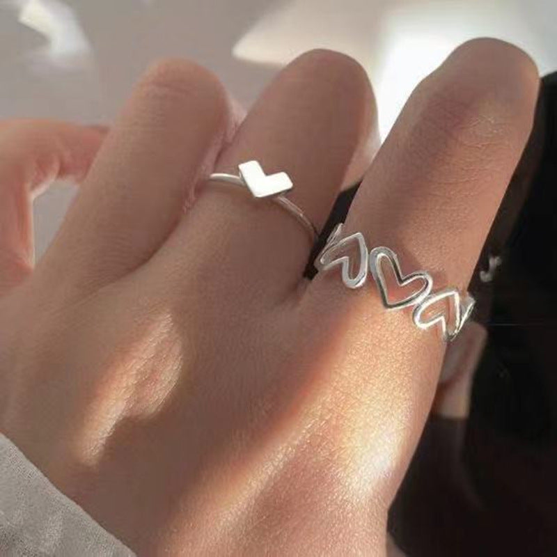 Female Niche High Sense Affordable Luxury Fashion Personalized Cold Rings
