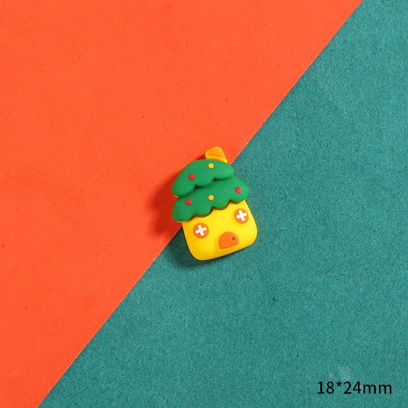 Cartoon Christmas Series Resin Cream Glue Jewelry Accessories