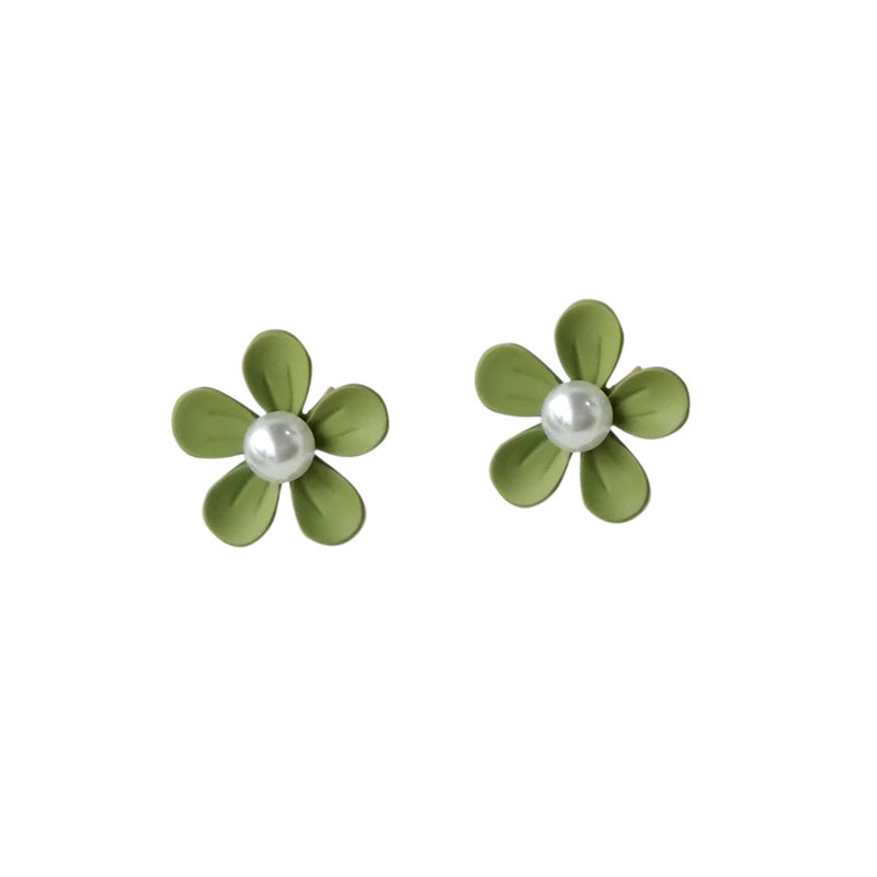 Plated Pin Korean Style Refined Simple Earrings