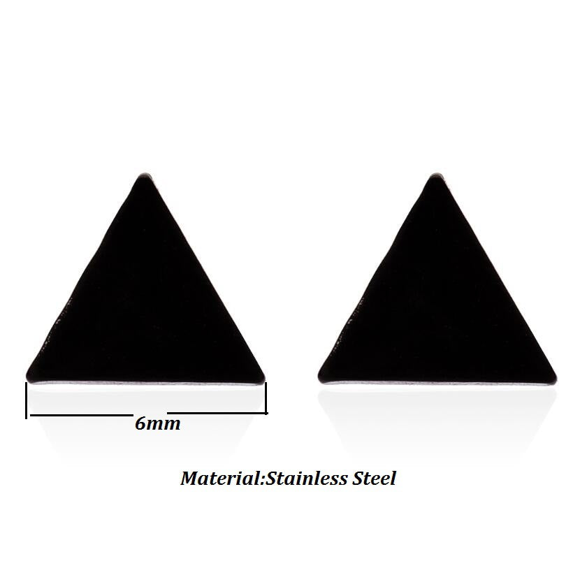 Women's Stainless Steel Geometric Gesture Love Heart Stud Earrings