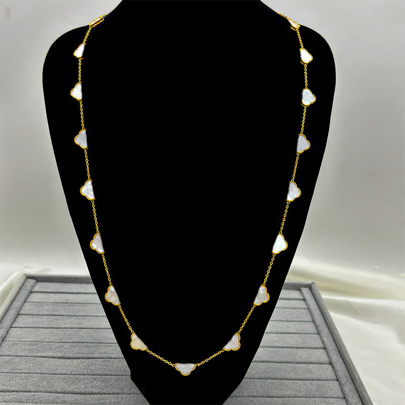 Fritillary Affordable Luxury Fashion Titanium Steel Necklaces