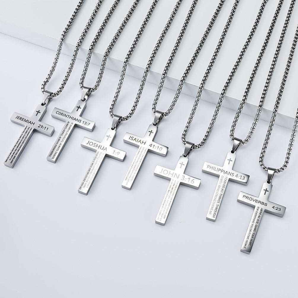Durable Inspirational Niche Personality Stainless Street Pendants
