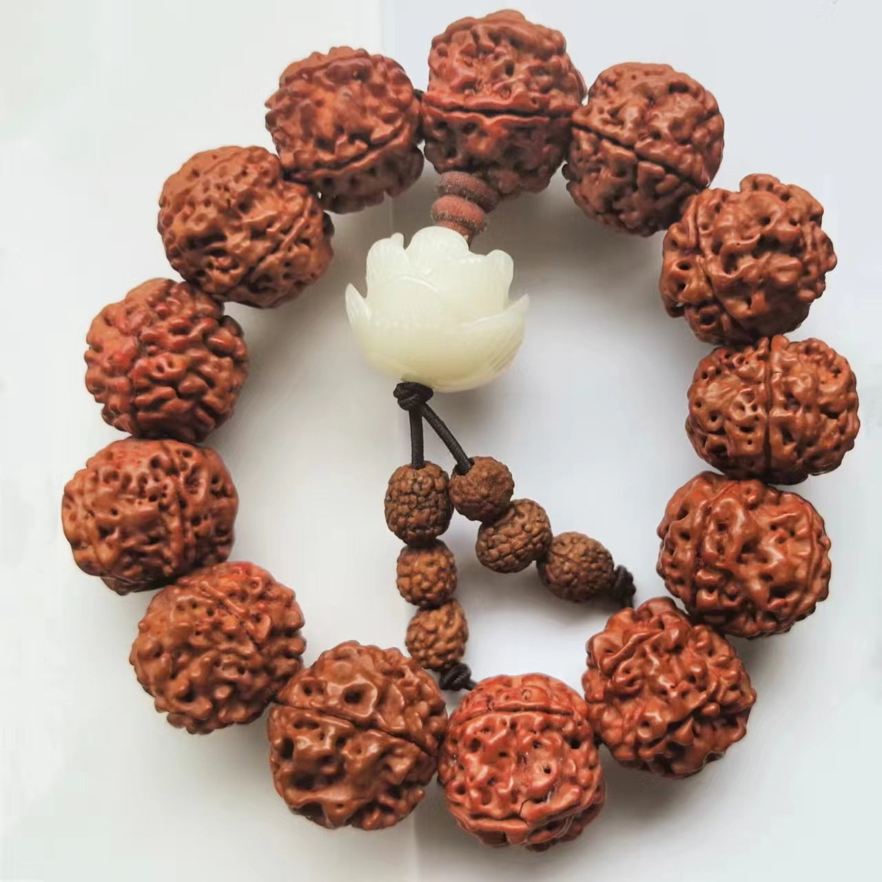 Men's Style Natural Bodhi Seeds Prayer Beads National Bracelet