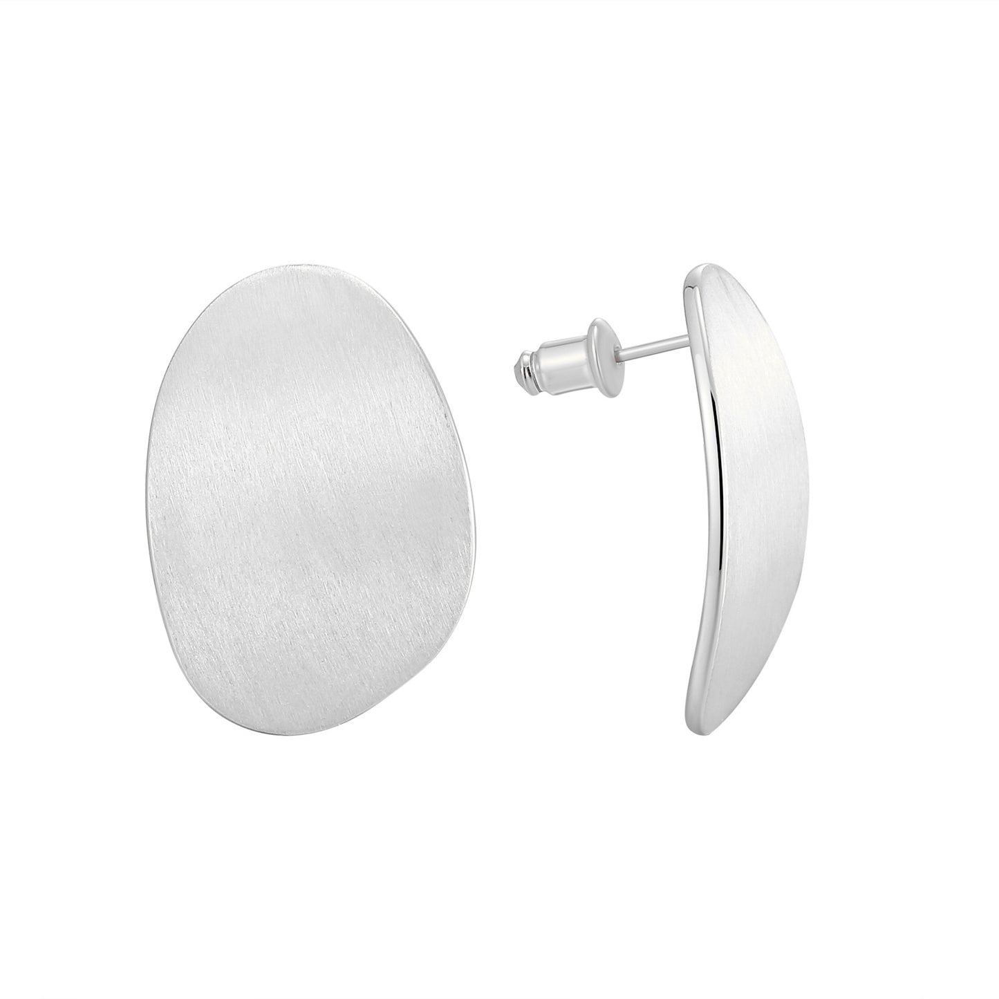 Fashion Commuter Simple Brushed Style Niche Earrings