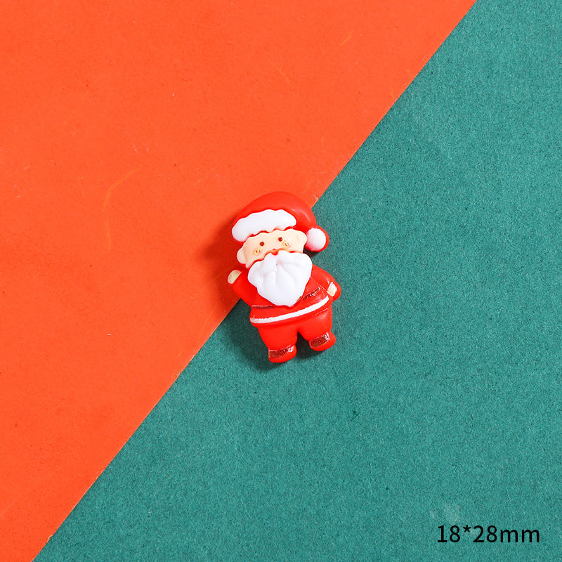 Cartoon Christmas Series Resin Cream Glue Jewelry Accessories