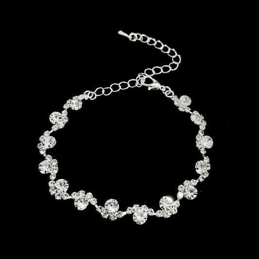 Attractive Fashion Flower Tassel Bridal Three-piece Jewelry Set