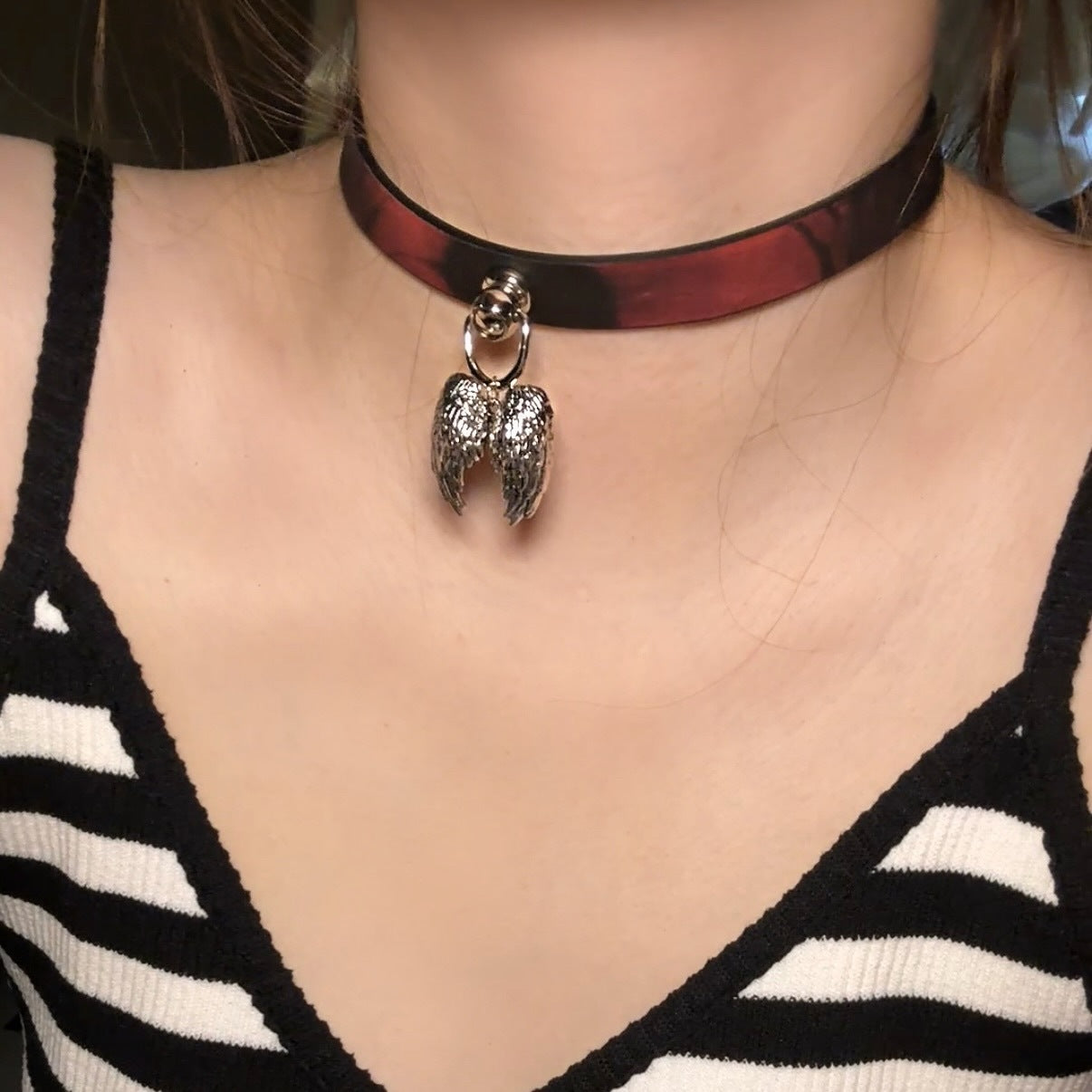 Paw Hot Soft Leather Trendy Cool High-grade Collar