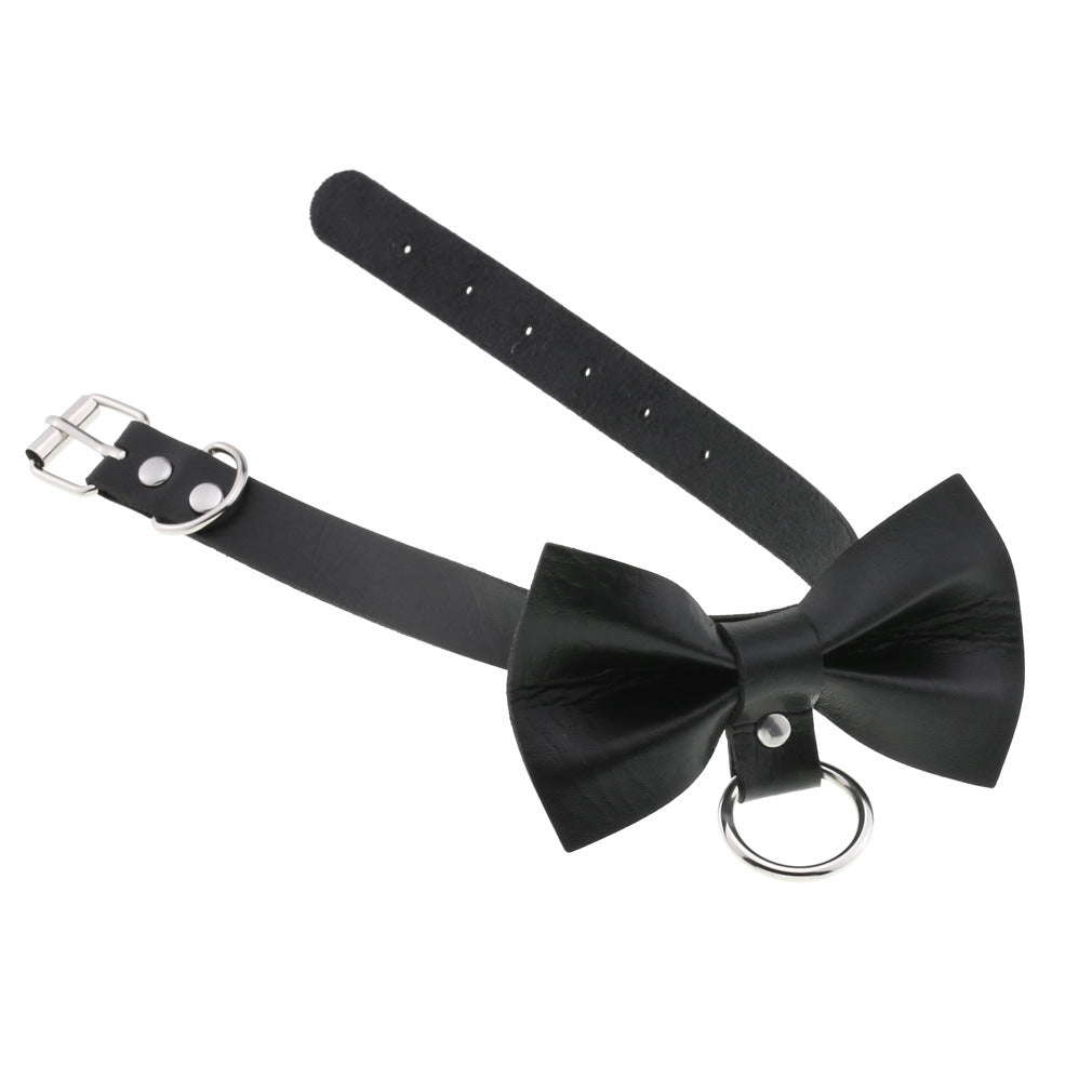 Punk Black Bowknot Neckband Graceful Fashionable Collar