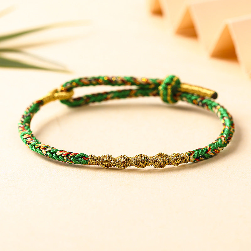 Strap Tassel Hand-woven Colorful Braided Rope Bracelets