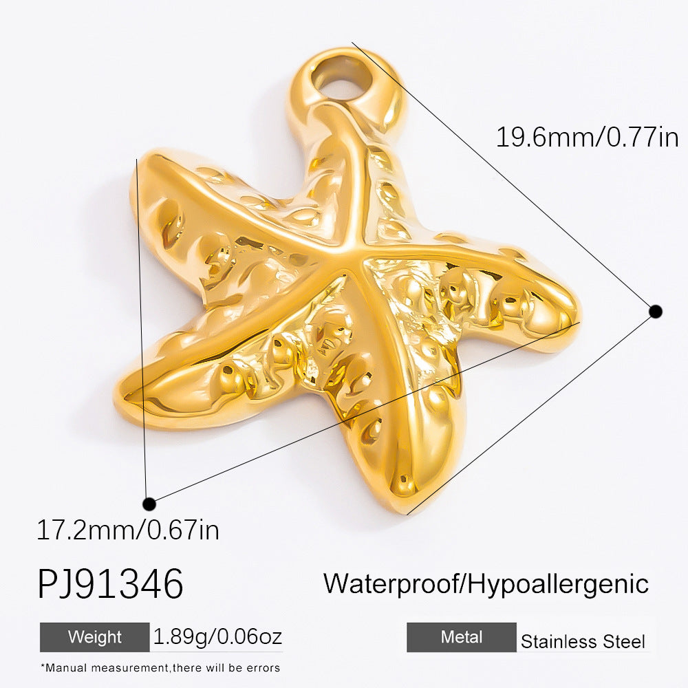 Classy Stylish Stainless Steel Gold-plated Design Jewelry Accessories