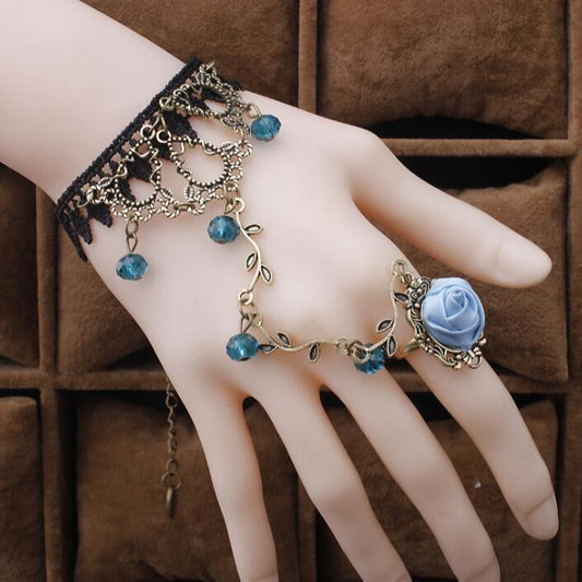 Women's Lolita Elegant Band Integrated Chain Jewelry Bracelets