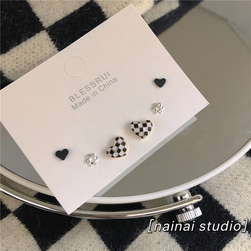 Dark Style Disco Hip Hop Hot Stud Earrings