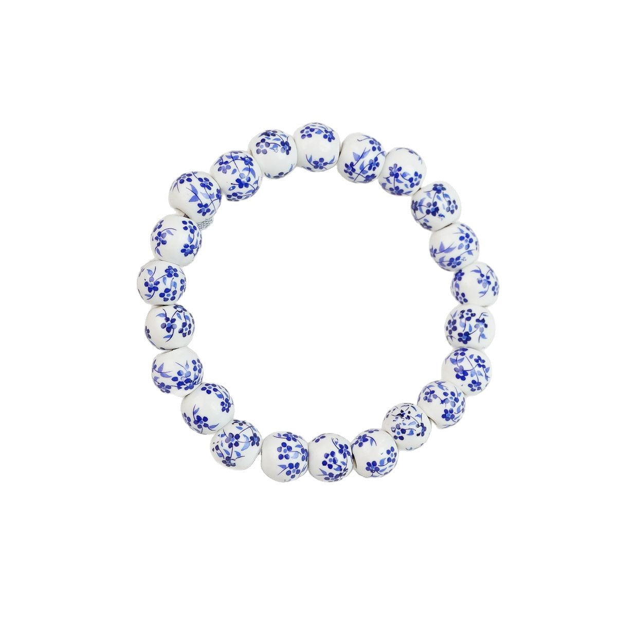 Blue White Porcelain Beaded Travel For Bracelets
