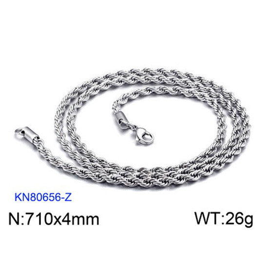 Women's & Men's Thick Thin Clavicle Chain Accessories Rock Necklaces