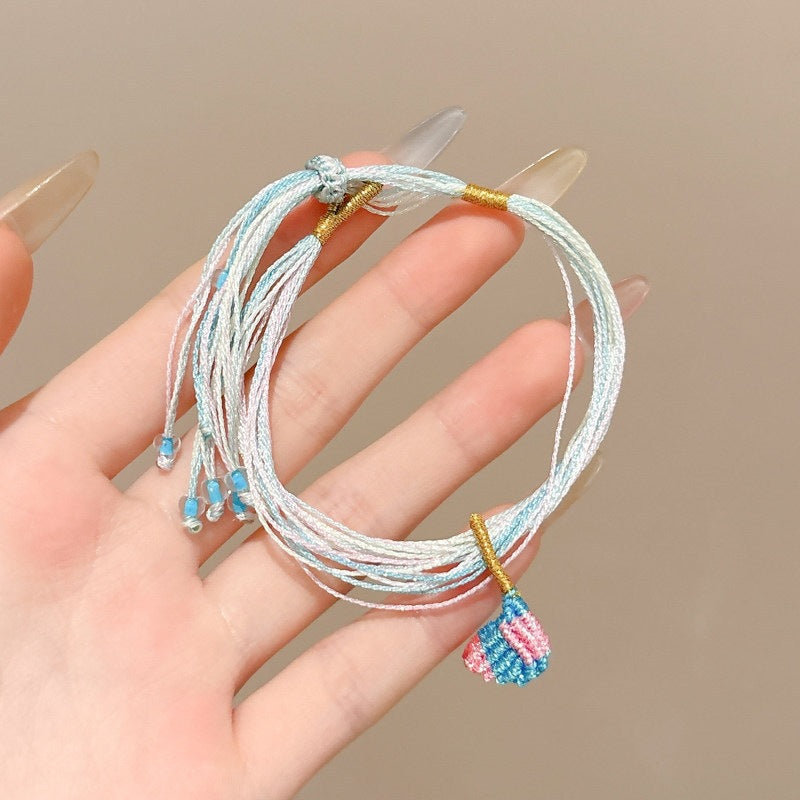 Children's Dragon Boat Festival Colorful Rope Chic Carrying Strap Batch Bracelet