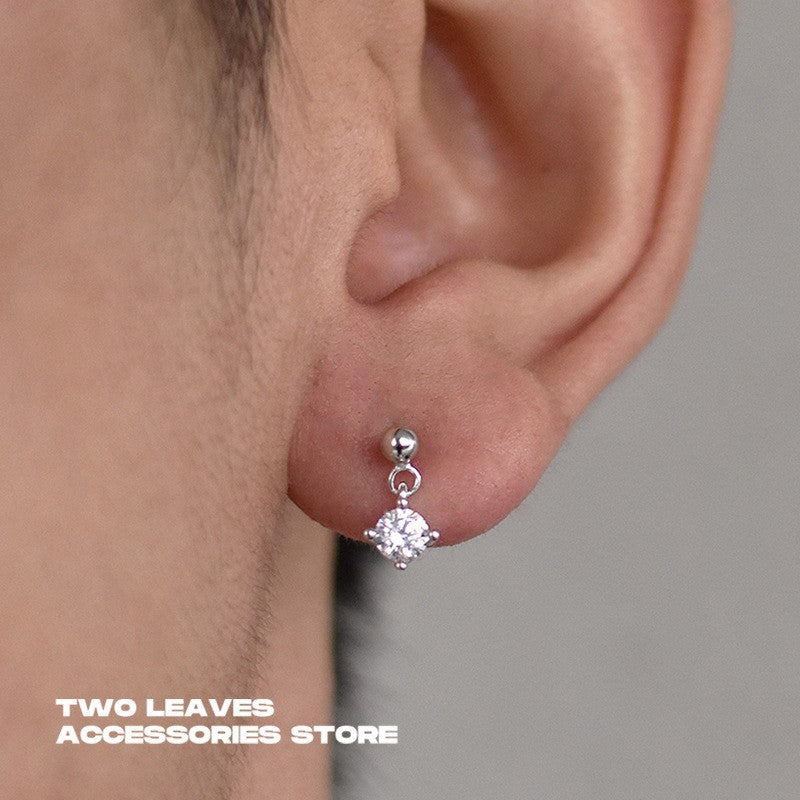 Women's & Men's Diamond Handsome Trendy Korean Niche Design Rings