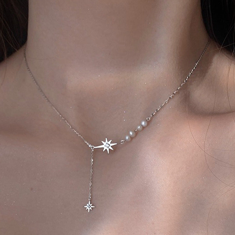 Women's Stitching Heart Clavicle Chain Light Luxury Necklaces