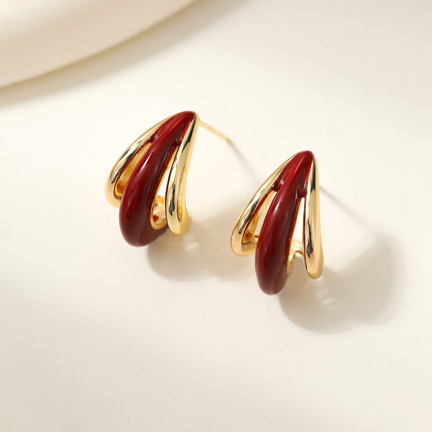 Women's Enamel Drop Glazed Light Luxury Advanced Design Sense Simple Wild Rings