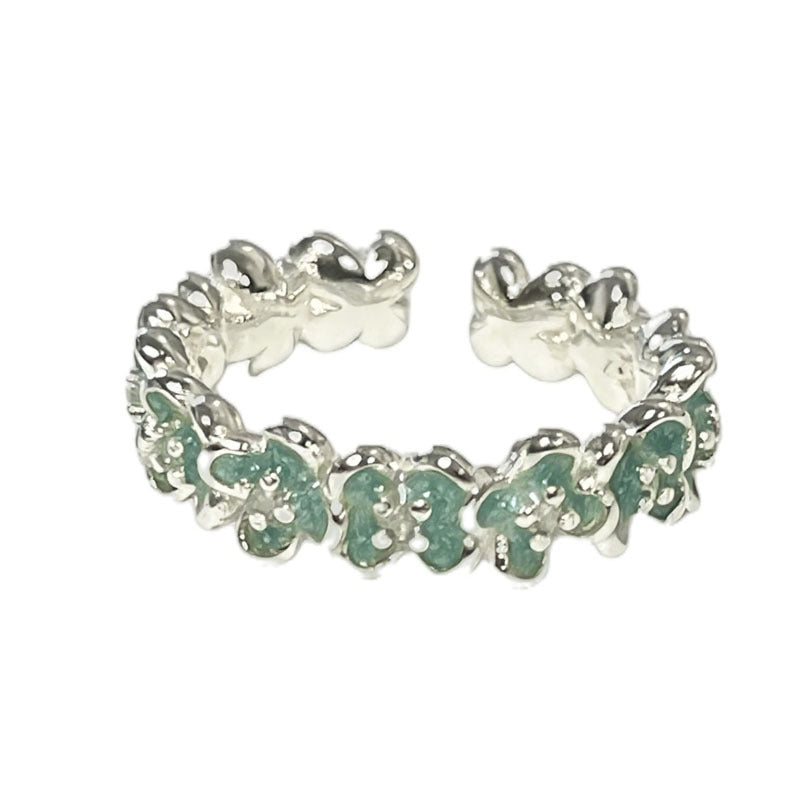 Light Luxury Open Female Fashion Sweet Cool Korean Version Index Ring