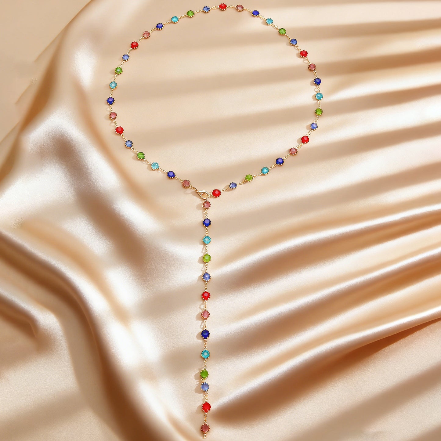 Colored Loving Heart Geometric Candy Color Glass Earrings
