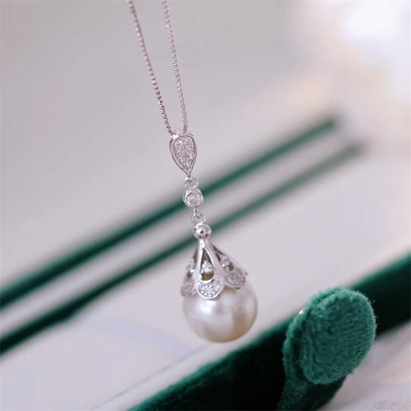 Pearl Gold Craft Court Retro Eardrops Jewelry Accessories